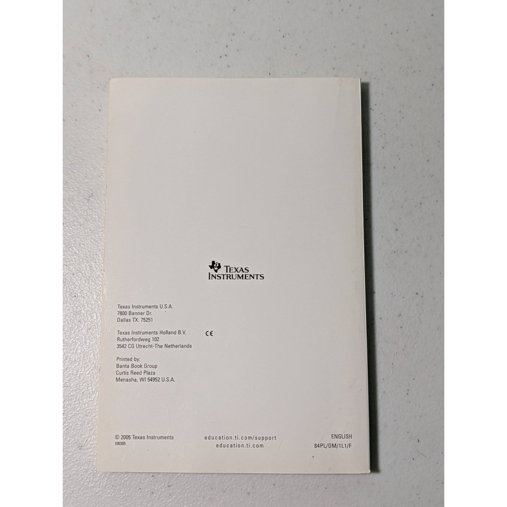 Texas Instruments TI-84 Plus/TI-84 Plus Silver Edition Guide Book - Picture 2 of 13